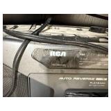 RCA Stereo Cassette Boombox, 2 Insignia CD Players, and Minelab ML80 Headphones