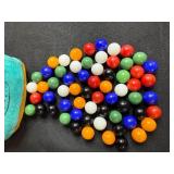 Vintage Marbles Collection in Suede Bags and Li