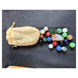 Vintage Marbles Collection in Suede Bags and Li