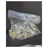 Large Collection of Vintage Chandelier Crystal Prisms and Glass Drops