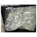 Large Collection of Vintage Chandelier Crystal Prisms and Glass Drops