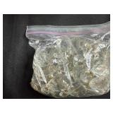 Large Collection of Vintage Chandelier Crystal Prisms and Glass Drops