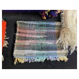Collection of 5 Vintage and Handwoven Blankets and Throws