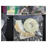 Art and Craft Supplies Lot with Tools, Pastels, and Accessories