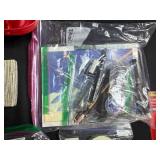 Art and Craft Supplies Lot with Tools, Pastels, and Accessories