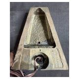 Pair of Vintage Metal Sconce Lamp Bases with Power Cords