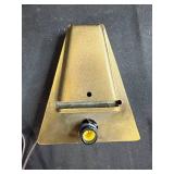 Pair of Vintage Metal Sconce Lamp Bases with Power Cords