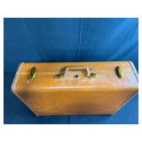 Vintage Samsonite Suitcase Filled with Assorted Yarn and Knitting Supplies