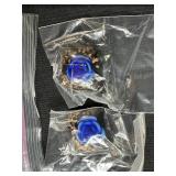 Assorted Glass Pendant Collection with Hearts, Peace Signs, and Decorative Designs