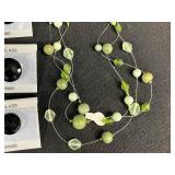 Collection of Beaded Necklaces and Bohemian Glass Earrings