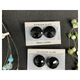 Collection of Beaded Necklaces and Bohemian Glass Earrings