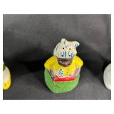 Collection of Vintage Black Americana Ceramic Kitchen Figurines and Salt & Pepper Shakers