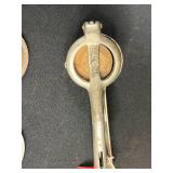 Assorted Vintage Coins and Collectible Tokens with Novelty Items