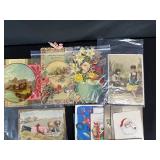 Collection of Vintage Postcards and Greeting Cards Assorted Designs