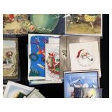 Collection of Vintage Postcards and Greeting Cards Assorted Designs