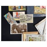 Collection of Vintage Postcards and Greeting Cards Assorted Designs