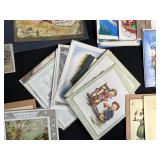 Collection of Vintage Postcards and Greeting Cards Assorted Designs