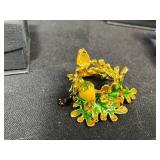 Set of 3 Crystal Wine Stoppers with Gift Boxes and Acorn Trinket Decoration