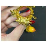 Set of 3 Crystal Wine Stoppers with Gift Boxes and Acorn Trinket Decoration