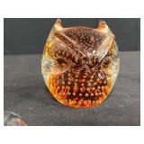 Collection of 5 Decorative Art Glass Paperweights, Assorted Designs