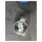 Set of 5 Art Glass Paperweights with Floral and Fruit Designs