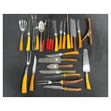 Vintage Bakelite and Mixed Handle Kitchen Utensil Collection