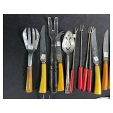 Vintage Bakelite and Mixed Handle Kitchen Utensil Collection