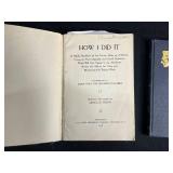 Pair of Antique Books: How I Did It by Peace E. Paxton and Just Folks by Edgar A. Guest