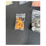 Collection of Vintage and Assorted Buttons in Plastic Bin