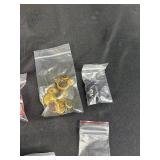 Collection of Vintage and Assorted Buttons in Plastic Bin