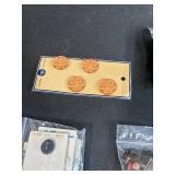 Assorted Vintage and Modern Buttons Collection in Bags and Cards