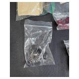 Collection of Vintage and Modern Sewing Buttons and Findings