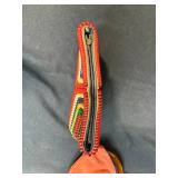 Set of 4 Vintage Handbags and Clutches with Colorful Designs