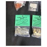 Large Lot of Jewelry Making and Beading Supplies Including Sterling Silver Plated and Gold Plated Bails