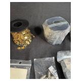 Large Lot of Jewelry Making and Beading Supplies Including Sterling Silver Plated and Gold Plated Bails