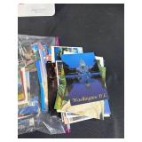 Magnetic US Map Collector Board with Large Postcard Collection