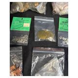 Assorted Stained Glass Jewelry Making Bails, Hardware, and Findings in Storage Case