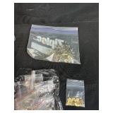 Assorted Stained Glass Jewelry Making Bails, Hardware, and Findings in Storage Case