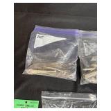 Collection of Stained Glass Bails, Jewelry Making, and Metal Hardware Assortment