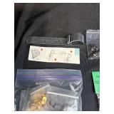 Jewelry Making and Supplies Lot with Storage Box and ImpressArt Tool