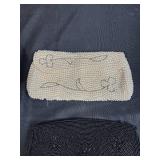 Vintage Handbag and Clutch Purse Collection with Beaded and Wooden Designs - Set of 4