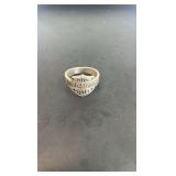 Sterling Silver Harley Davidson size 13 ring!