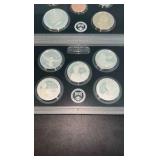 2022 Silver proof set with 999 fine quarters! 90% silver half dollar and dime.