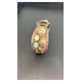 Sterling Silver and Opal Native watch Cuff