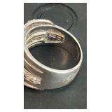 Sterling and Diamond ring