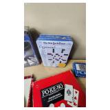 Audubon Puzzle, New York Times Crossword Puzzle, and More Games and Poker Chips