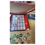 Audubon Puzzle, New York Times Crossword Puzzle, and More Games and Poker Chips