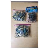 Military toy soldier figures in bags