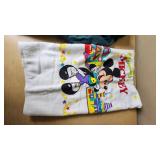 Mickey Mouse Denim Jacket Size XL and Towel
