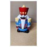 Nutcracker Shaped Ceramic Cookie Jar
